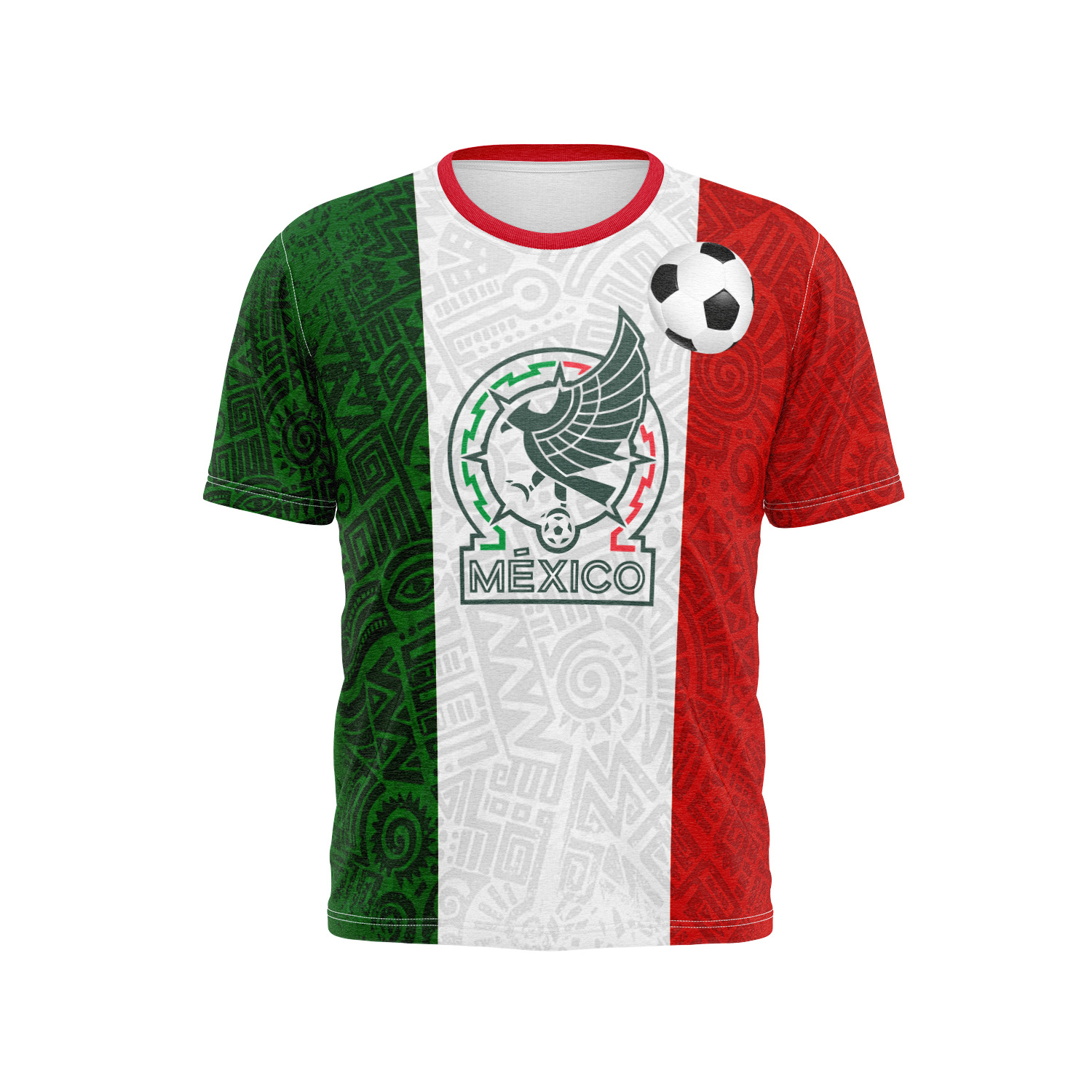 Impresión personalizada 2026 Copa del Mundo de Estados Unidos, Canadá, México, ropa deportiva, camiseta deportiva, camiseta de fútbol, camiseta de ojo de pájaro, camiseta de mangas cortas