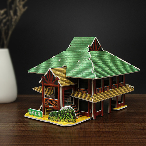 3D building three-dimensional puzzles for children early education handmade DIY toy stalls wholesale educational toys kindergarten gifts