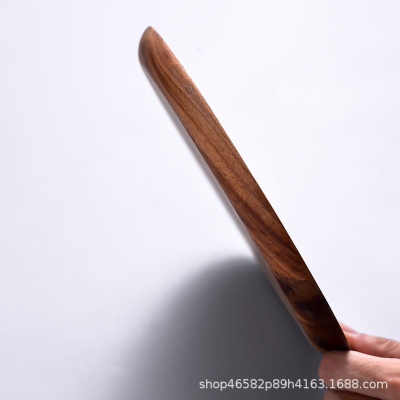 Placa de madera de acacia de estilo japonés bandeja de madera redonda creativa fruta seca postre plato de fruta placa de madera maciza vajilla