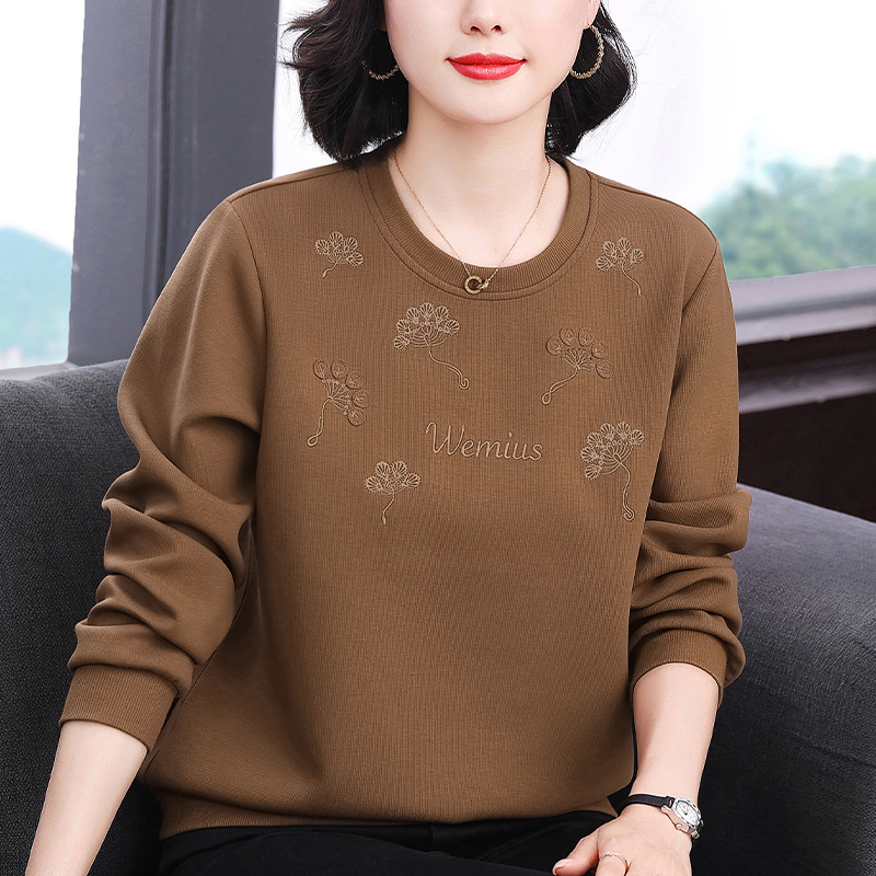 宽松大码卫衣女厚款秋妈妈装新款女装工厂直销批发跨境出口衣服|undefined