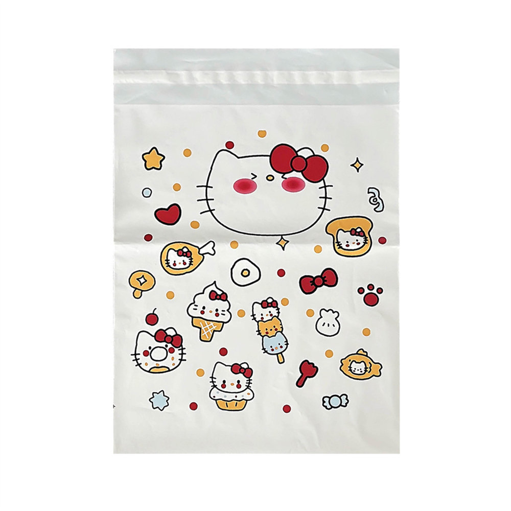 Nuevo lindo gatito de dibujos animados bolsa de embalaje de alto valor bolsa de embalaje bolsa de logística impermeable al por mayor