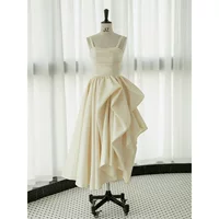 Белое Slip Dress, вечернее платье, французский стиль, для подростков