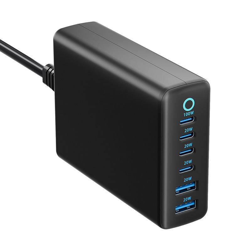 200 ワット窒化ガリウム携帯電話充電器 20V5A タブレットノートブックユニバーサルデスクトップ充電ヘッド急速充電ヘッド|undefined