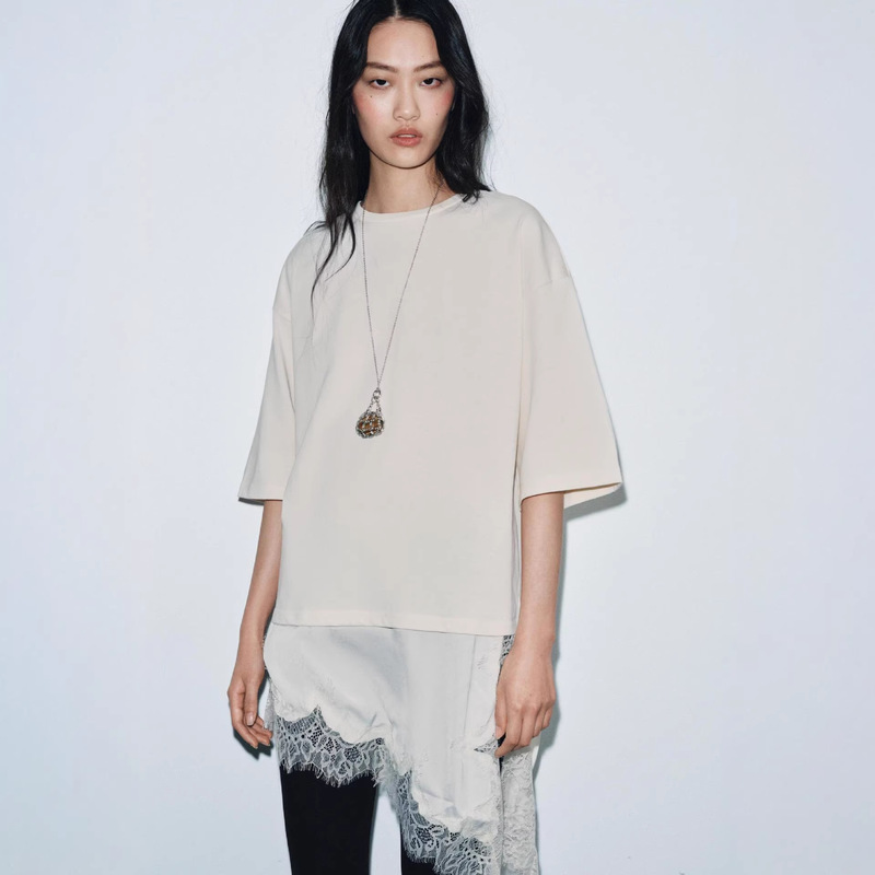 Cross-Border Foreign Trade Specializes in American-Style Heavyweight Pure Cotton T-Shirts, European Size Women's Solid Color Oversized Drop Shoulder Shirts Cross-Border Foreign Trade Specializes in American-Style Heavyweight Pure Cotton T-Shirts, European Size Women's Solid Color Oversized Drop Shoulder Shirts