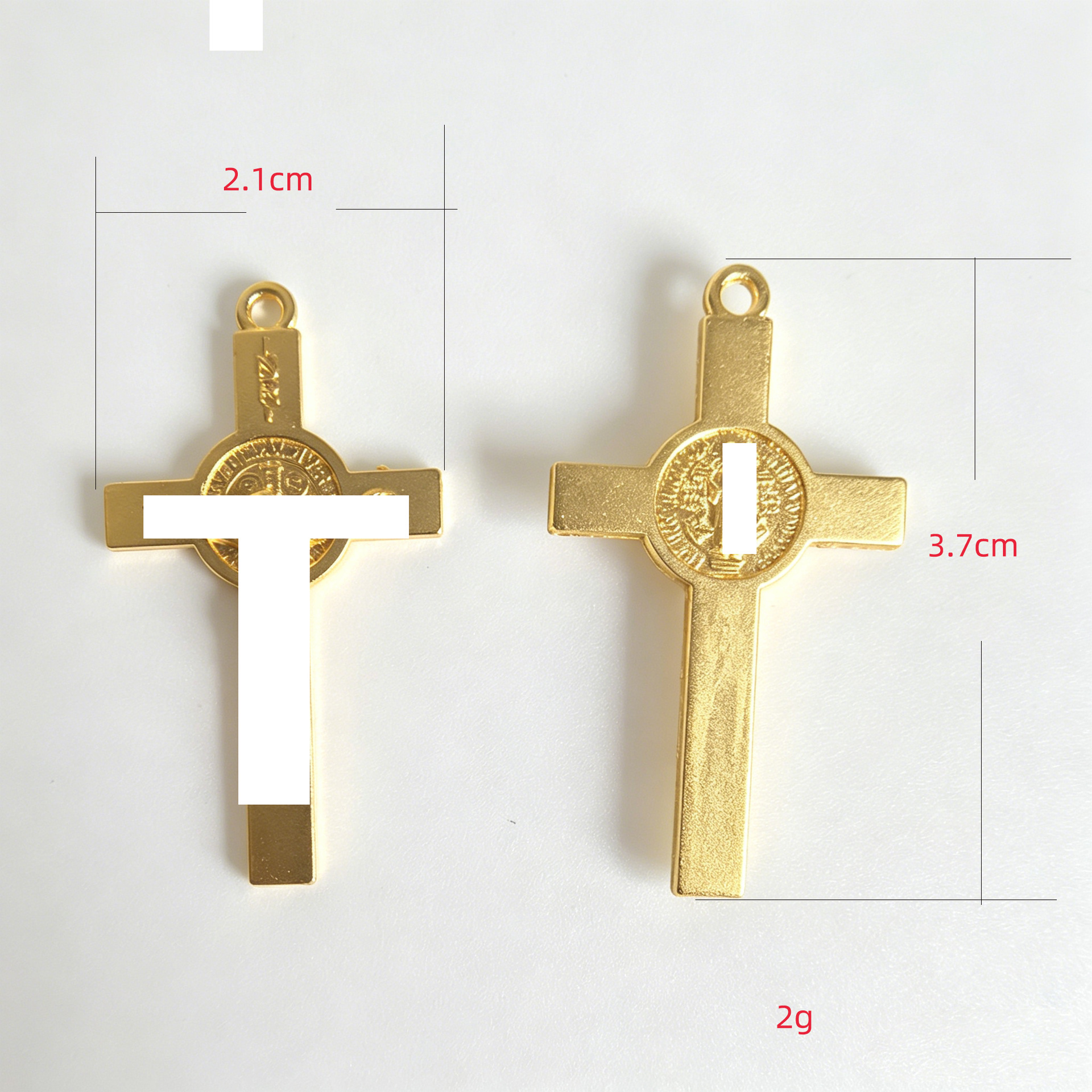 Cross-Border DIY Alloy Jewelry Pendants, Simple European and American Retro Jewelry Pendants, Cross Necklaces, Jewelry Accessories
