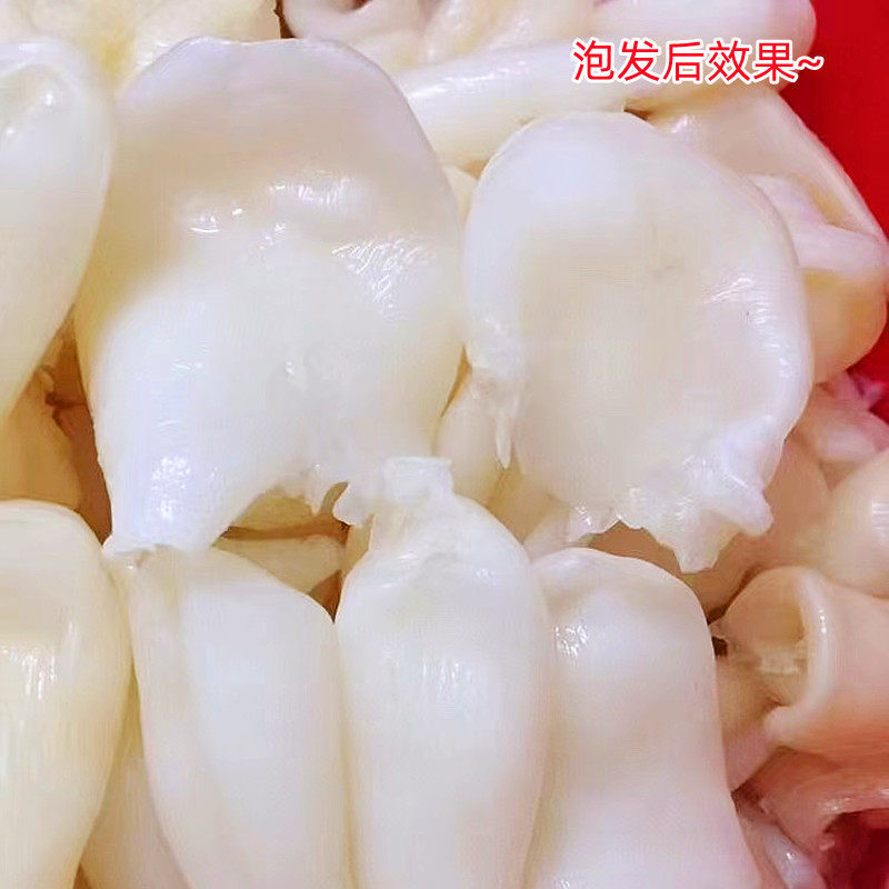 Small Egg Fish Maw Yu Jiao Dried Fish Bladder 250g Natural Collagen Rich Seafood for Soup and Nourishing Broths in use