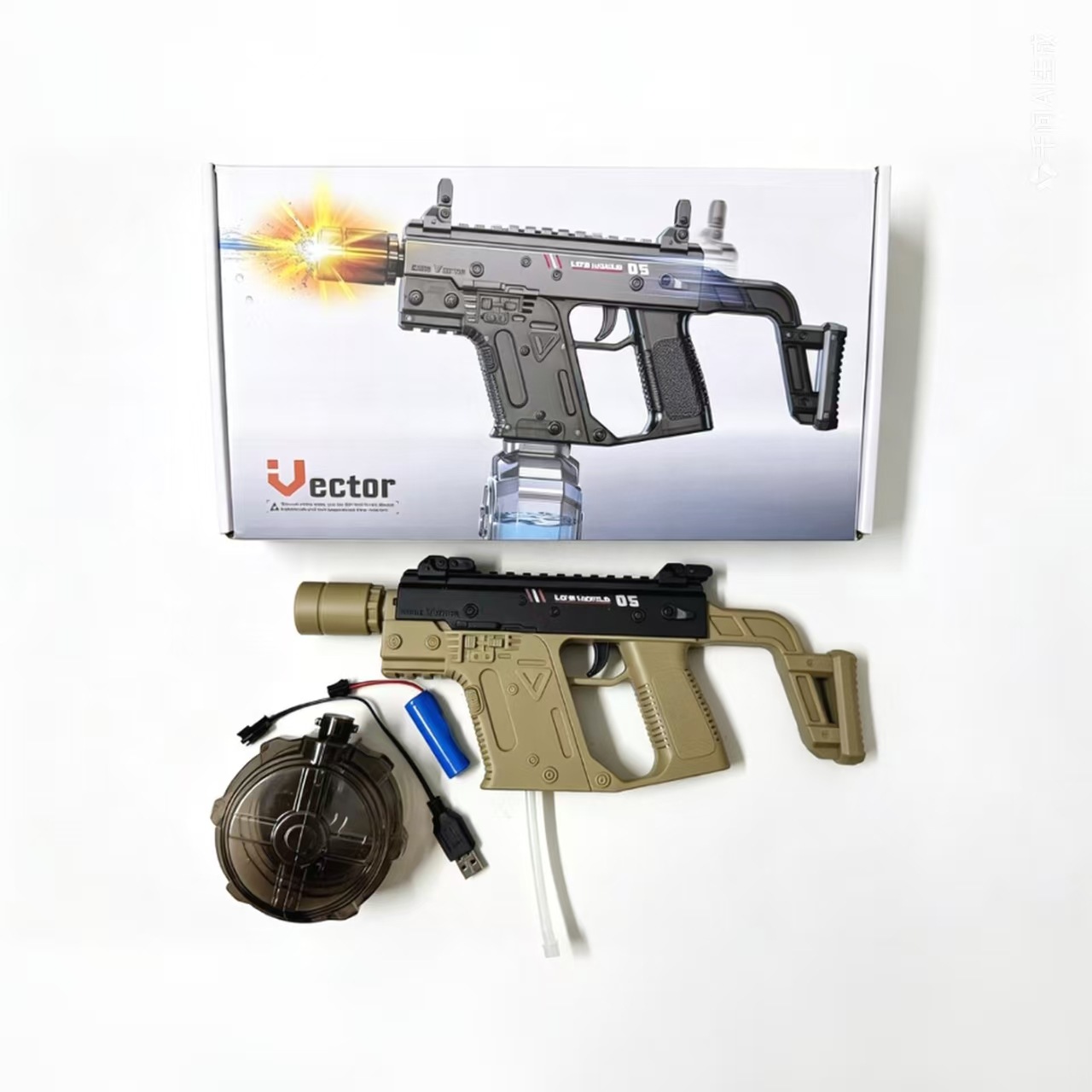 Pistola de agua eléctrica de descarga continua de Victor con mano de absorción automática de agua de pulso de alta capacidad