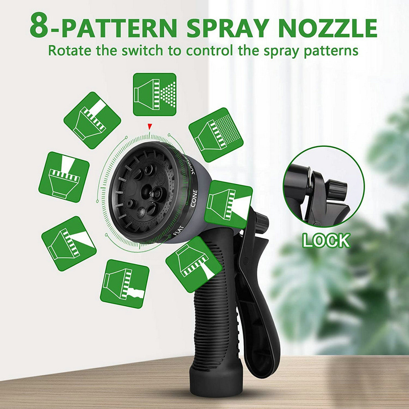 浇花水管可收纳套装伸缩水管全铜接头八功能水枪产品全检跨境品质