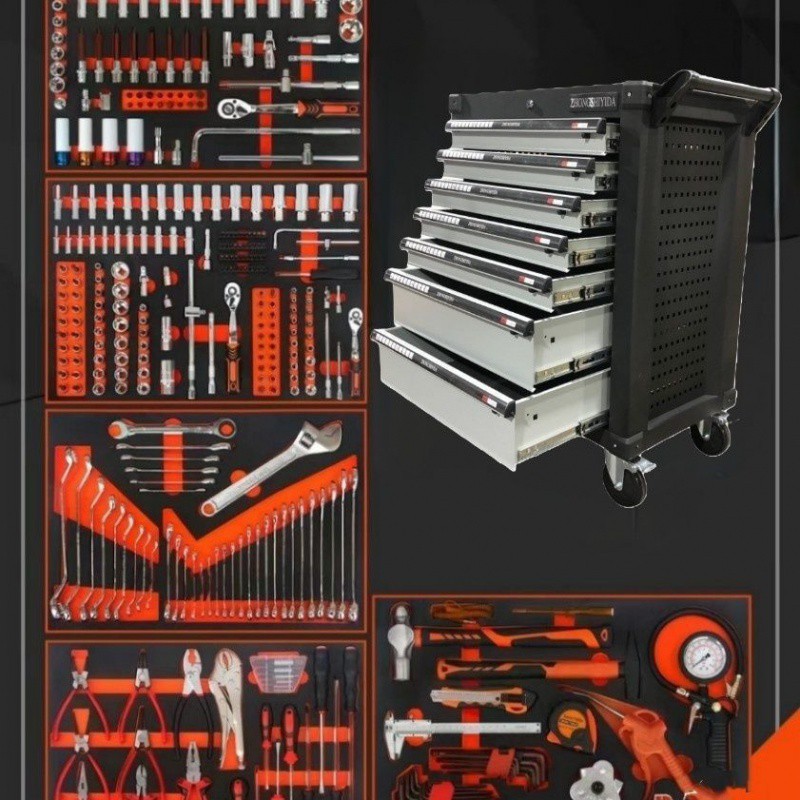 7단 공구 카트 + 352개 공구 [저렴한 가격]