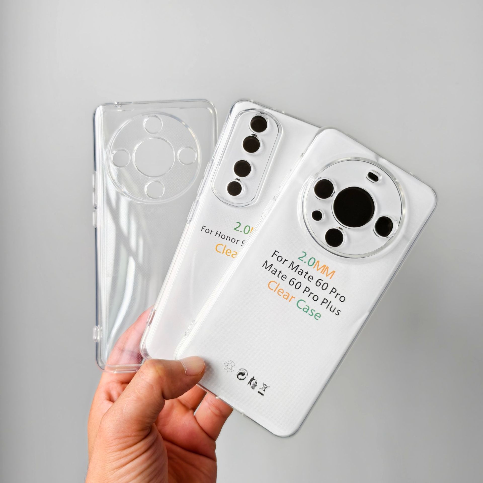 Suitable for Honor 200Pro Thickeneded 2.0mm Transparent Protective Cover Honor 200Lite Silicone Mobile Phone Case Factory