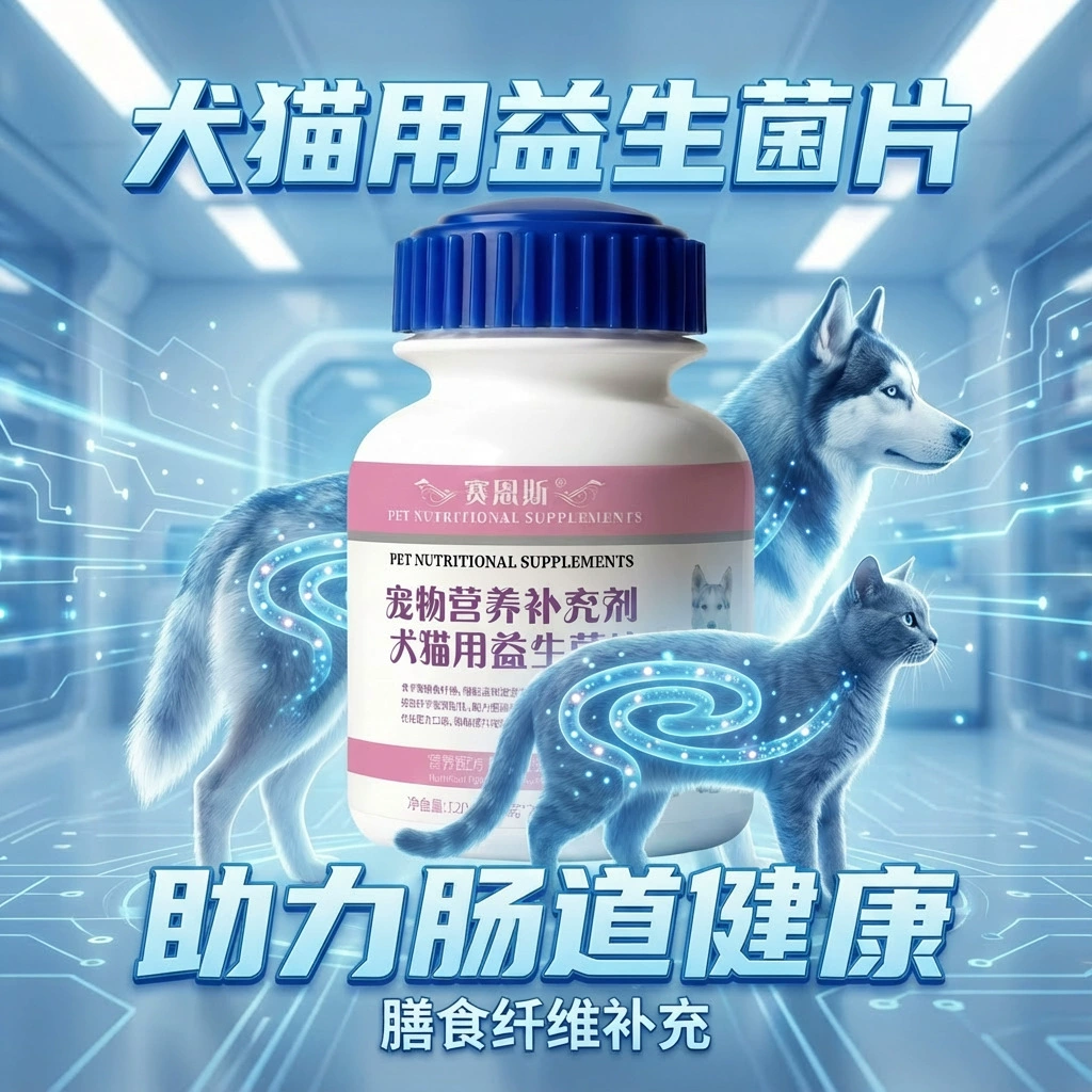 Пробиотические таблетки Sainz Pet для кошек и собак, подходят для ухода за пищеварительной системой кошек и собак, пищевые добавки для пищеварения