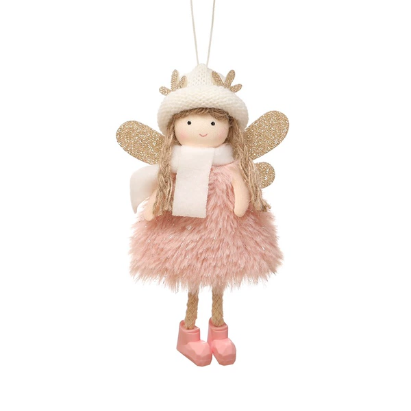 Pink hat horn angel