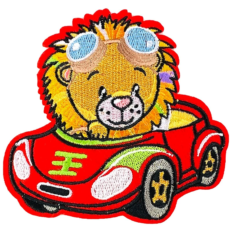 Big cartoon down jacket, mosquito net, children's stickers, with embroidery