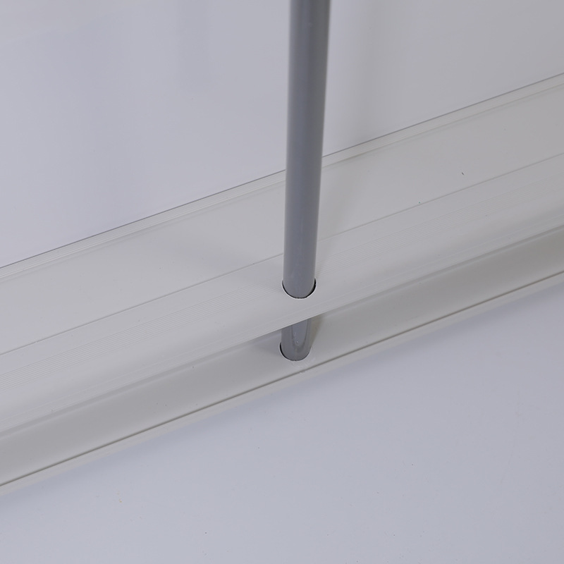 reforzado de acero de plástico fácil de expandir estantes de exhibición unilaterales estantes de exhibición tipo piso publicidad cartel de exhibición al por mayor