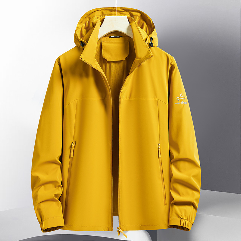 Men's Lightweight Waterproof Windproof Outdoor Casual Jacket_voghion.com