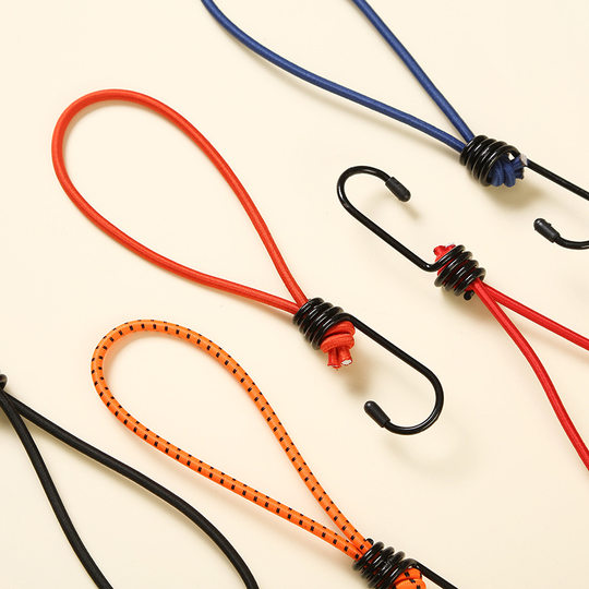 Beach net elastic rope latex luggage rope hook tent binding belt hook rubber elastic rope wholesale