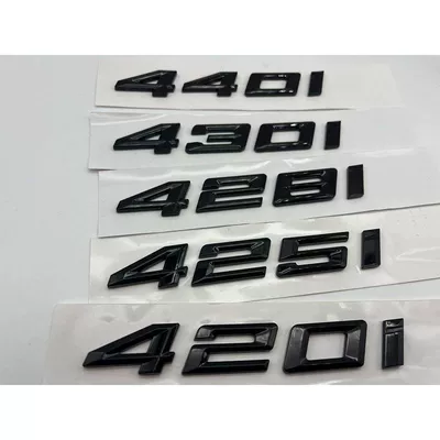 Car logo – emblems, lettering, and rear emblems