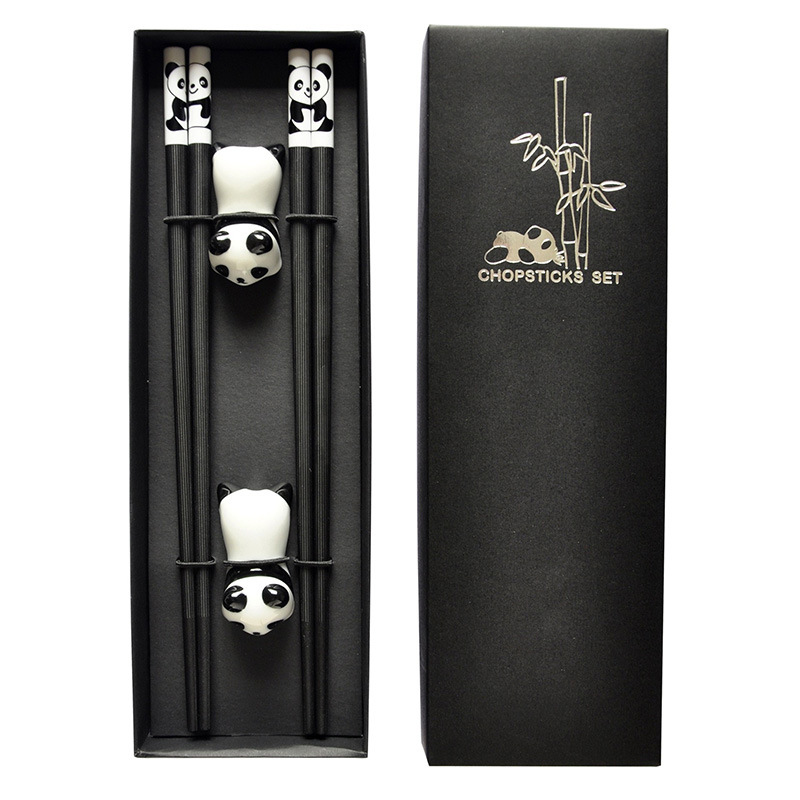 PET 팬더 젓가락 블랙박스