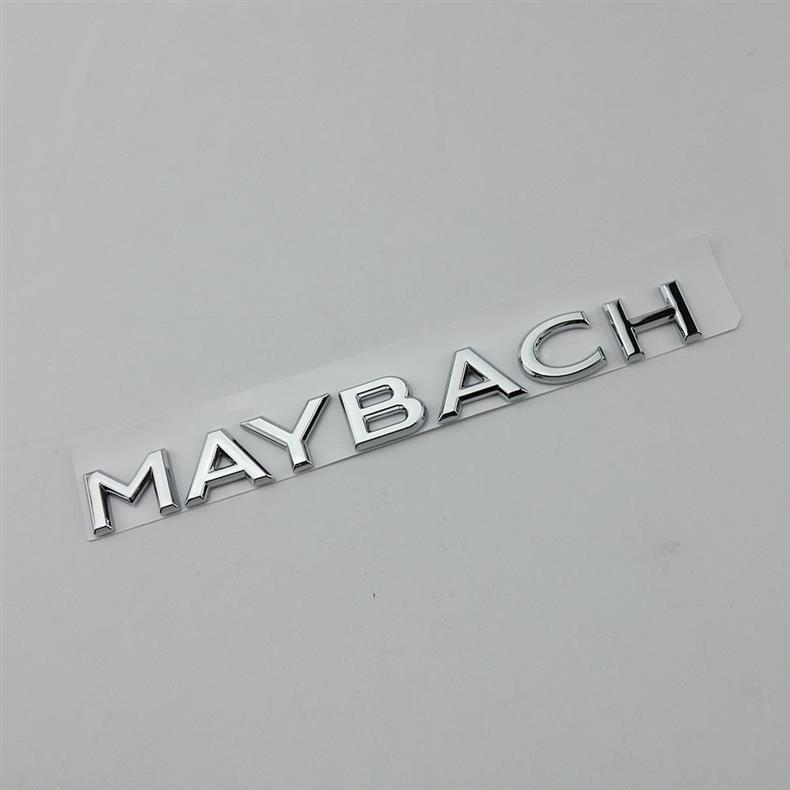 New Mercedes-Benz Maybach GLS-Class GLS480 GLS600 modified car emblem, rear badge, English lettering, car sticker