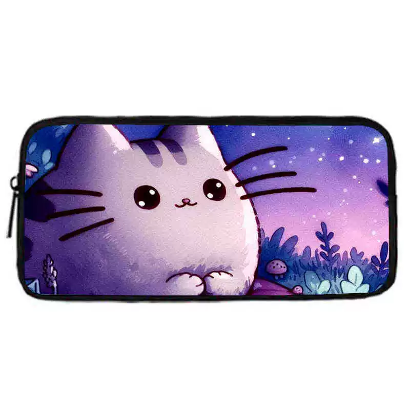 Рюкзак учебный Pusheen Fat Jimao с принтом периферийного типа, через стекло, зарубежная торговля, школьный рюкзак