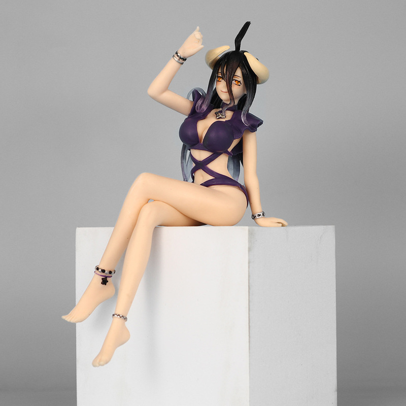 Cross-border beautiful girl hand-held sitting posture elegant Bede new car desktop ornaments secondary beauty around