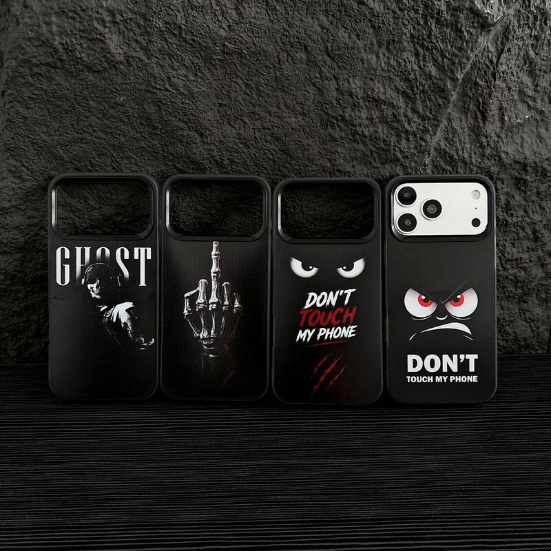Dark and edgy angry expression phone case suitable for Apple 17 Pro Max, iPhone 16 new model, 15 soft case, anti-drop Dark and edgy angry expression phone case suitable for Apple 17 Pro Max, iPhone 16 new model, 15 soft case, anti-drop