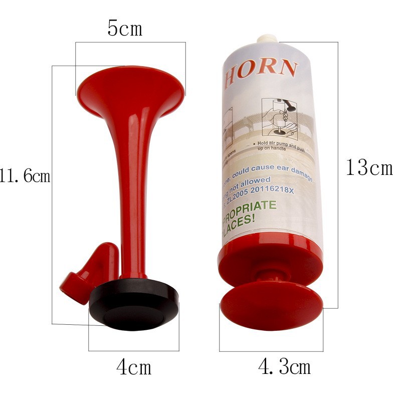 Fabin Marine Handheld Air Horn Sports Event Manual Horn Outdoor Camping Mountaineering Safety Horn Environmental Protection