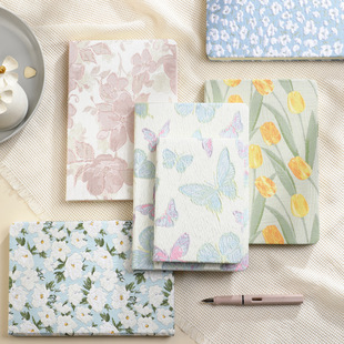 A5 Fabric Hand Ledger A6 Cultural and Creative Notebook Literary and Artistic Small Fresh and Beautiful Notepad Ancient Style Diary Book