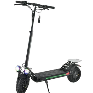Off-Road 11 düym 1200W Qatlana bilən Elektrikli Skuter 48V Ön və Arxa Amortizatorlar