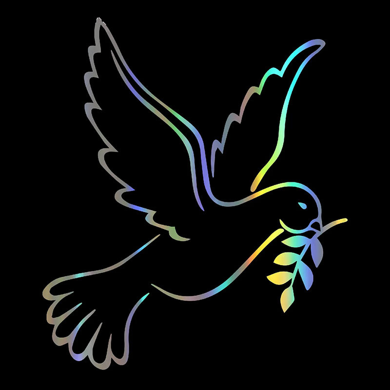 국경 간 대외 무역 자동차 스티커 장식 자동차 창 유리 후면 범퍼 스티커 오토바이 비둘기 동물 데칼