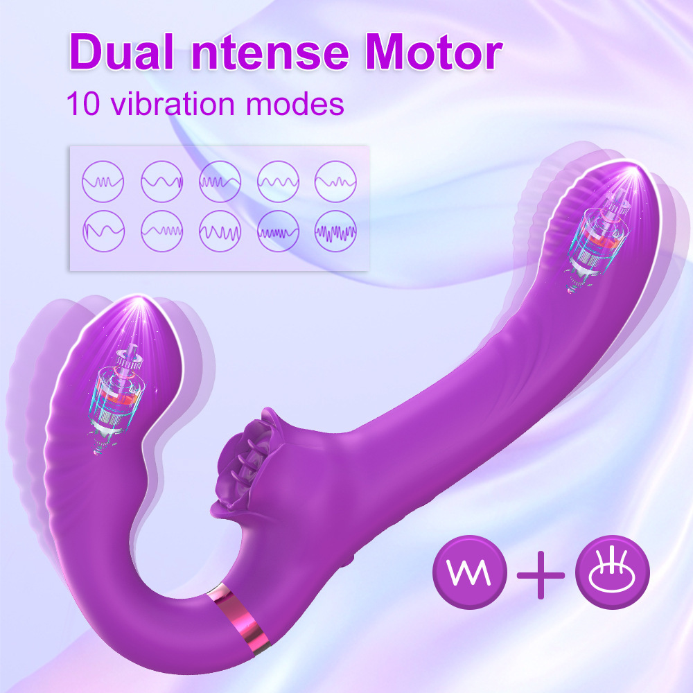 Vibrator Stimulator For Women Double Charging Massage Wand_voghion.com