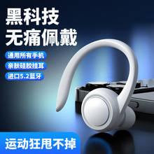 新款跨境私模T10无线挂耳式超长续航运动商务单耳迷你蓝牙耳机