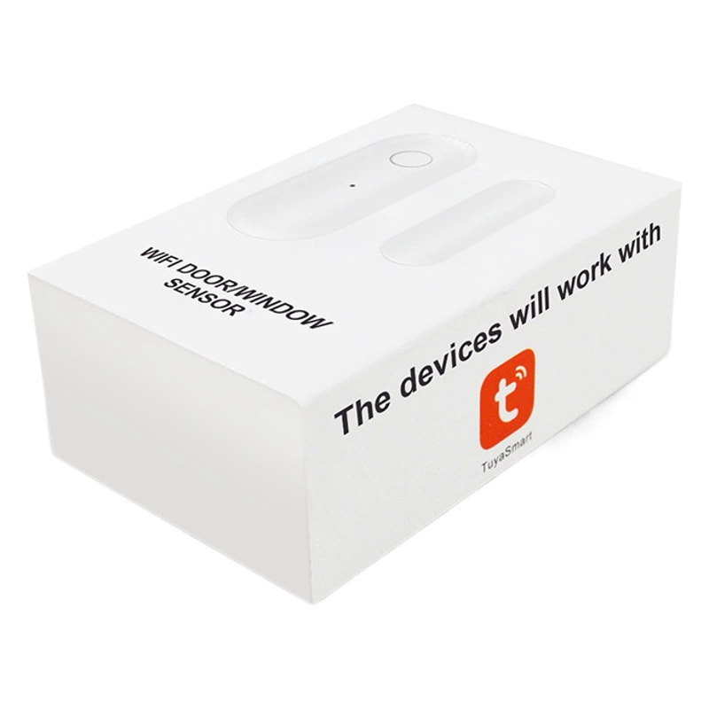 Заводской прямой трансграничный Wi-Fi дверной магнитный датчик дверная и оконная сигнализация вторжения граффити Интеллектуальная связь, совместимая с Alexa