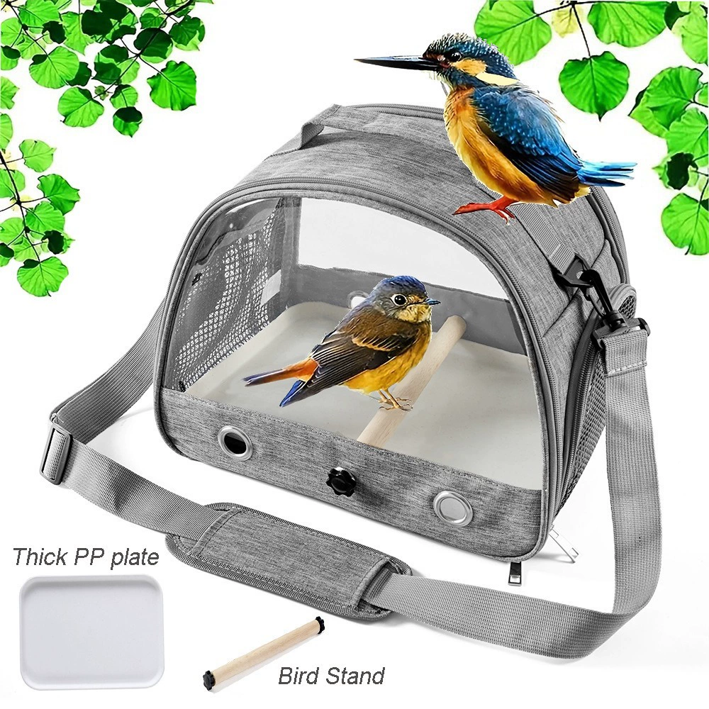 Портативная сумка для птиц в дорогу, маленькая клетка-курица, сумка- Bird bag из хлопчатобумажной ткани, попугай, голубь, маленький питомец, сумка для выезда