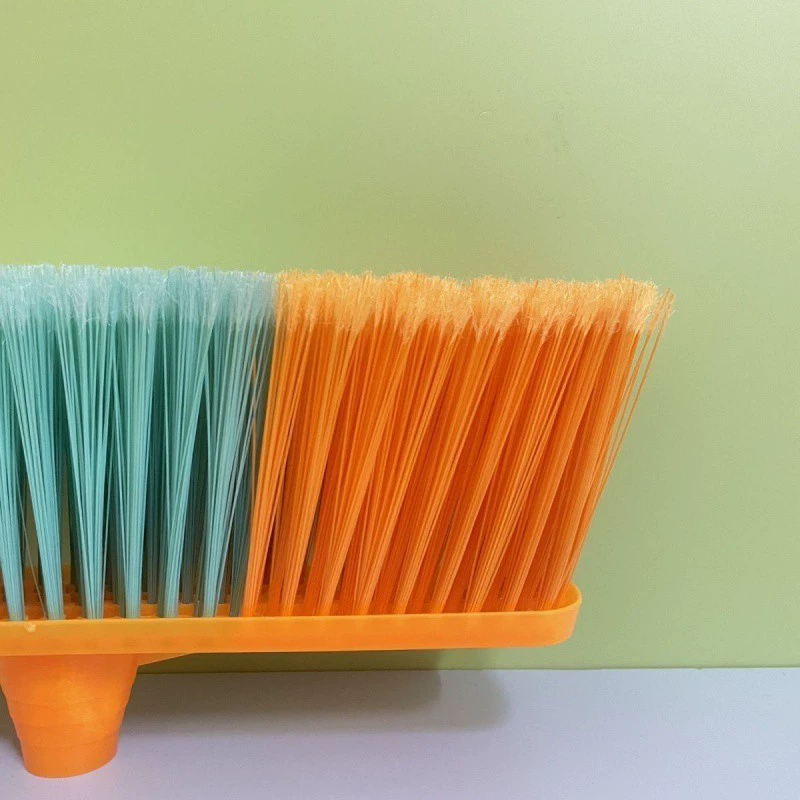 Long pole hard bristled broom thickened school encryption wholesale household widened sanitation broom outdoor cement floor sweeping
