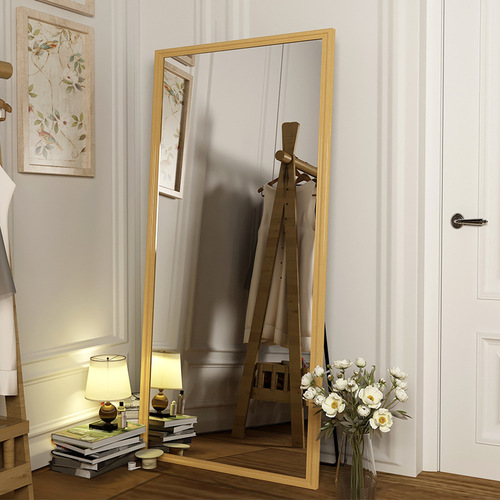 Mirror full-body floor-to-ceiling clothing vintage home use hanging dressing room wall-mounted for fashion stores makeup influencers 3D living room decoration