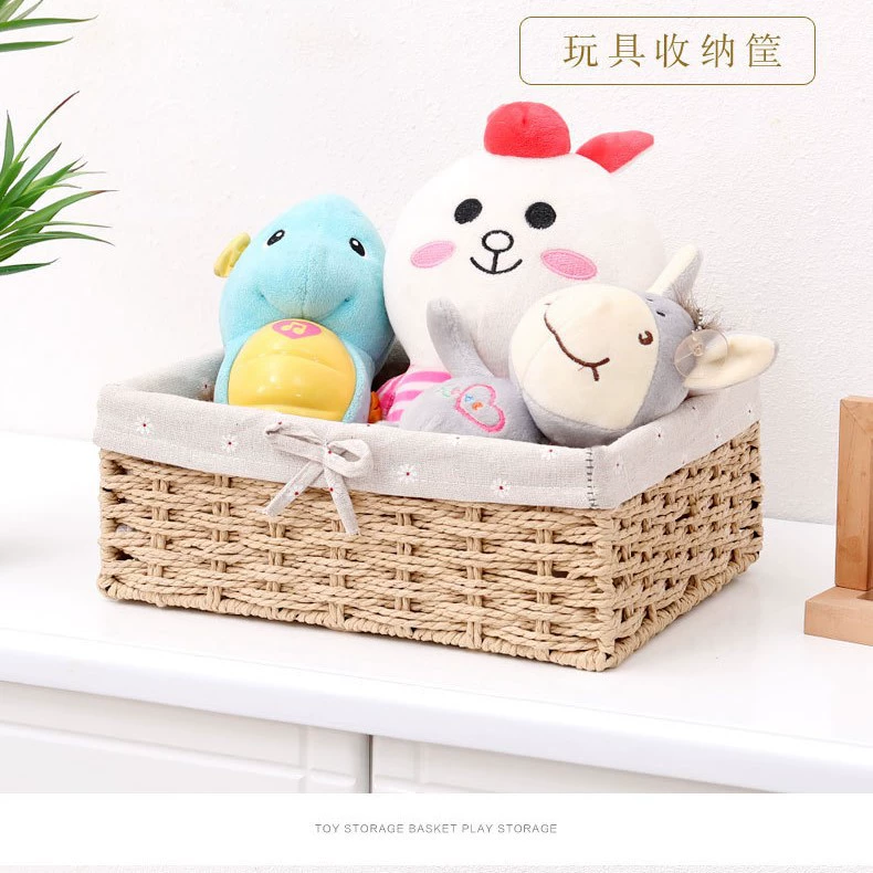 Table storage system, cloth, storage basket, remote control, storage box, toy