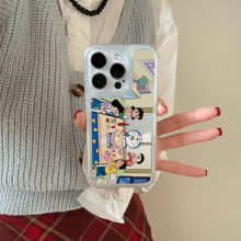 哆啦A梦适用苹果16PROMAX手机壳iPhone15硬壳14流沙13个性12可爱/