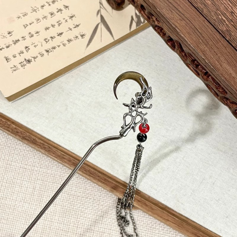 Nuevo estilo chino oscuro clip de cabello de estilo antiguo clip de cabello de estilo antiguo clip de cabello de alta sensación retrógrado clip de cabello al por mayor