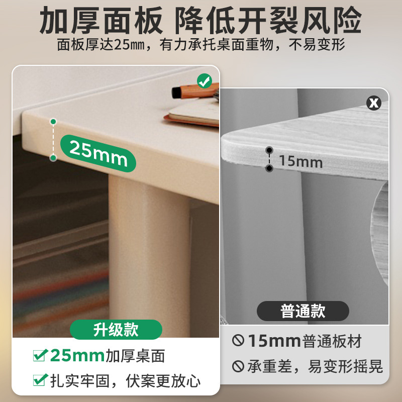 Comodador dormitorio de niñas 2 en 1 mesa de maquillaje 2025 nuevo estilo de crema de lujo ligero escritorio de escritorio casero de alta calidad