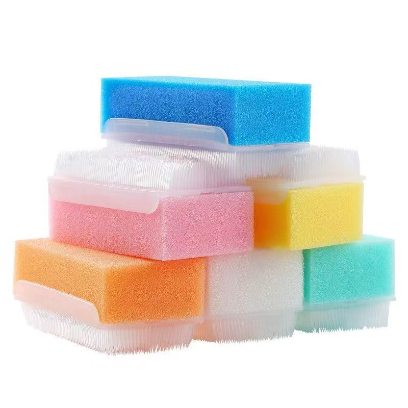 Children's Tactile Training Equipment Early Education Touch Massage Brush Tactile Brush Bathing Sponge Brush Hand Washing Sponge Brush