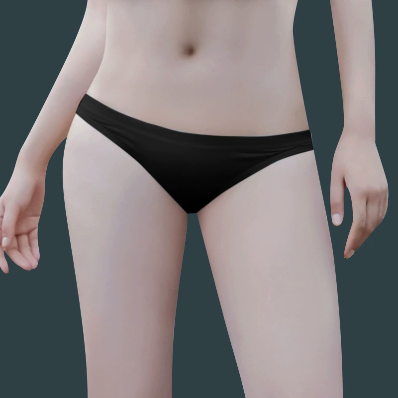 Плавки Mei Chun Fei из шелка -Sexy Yoga & Swimwear, черные или белые, M/L