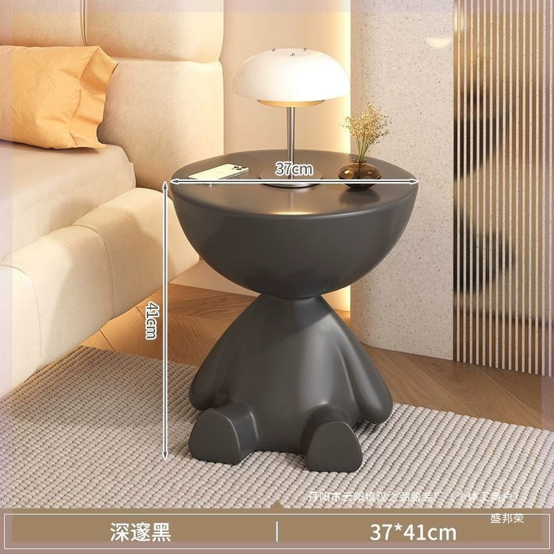 1 Cream Wind Creative Move Camellia Shop Room Sofa Sofa Small House -type house bedroom bedside small table