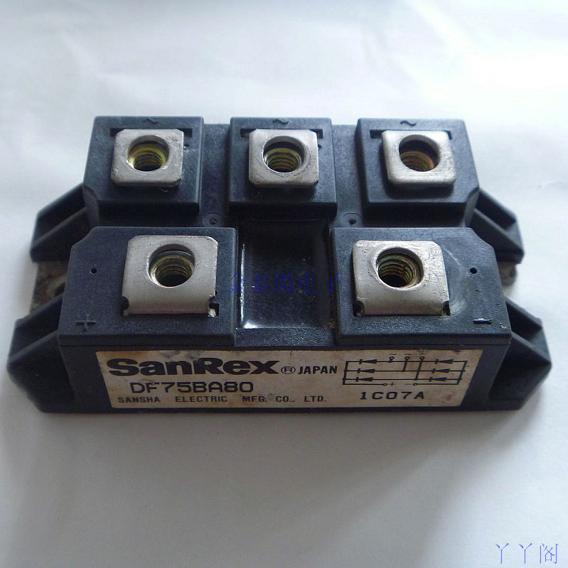 三社短型整流桥 DF75BA80 三相整流模块 75A800V
