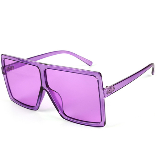 Foreign trade cross-border large frame square sunglasses European and American fashion trend sunglasses for men and women 16009