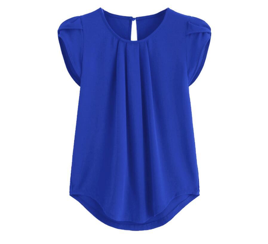 2025 Aliexpress Amazon nueva primavera y verano ropa de mujer Europa y Estados Unidos comercio exterior botones sólidos de manga corta ropa de mujer image 3