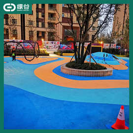 EPDM颗粒地面彩色橡胶地面塑胶地面幼儿园学校跑道彩色颗粒材料