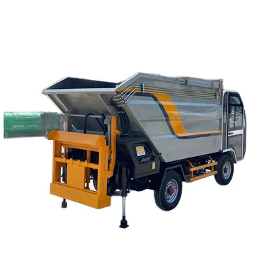 motorcycle tricycle garbage truck, Elektrik zibil maşınları