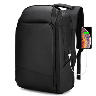 Business Computer Backpack Men's Travel Large Capacity Business Trip Business Backpack with Printable Logo Waterproof Casual Backpack for Men