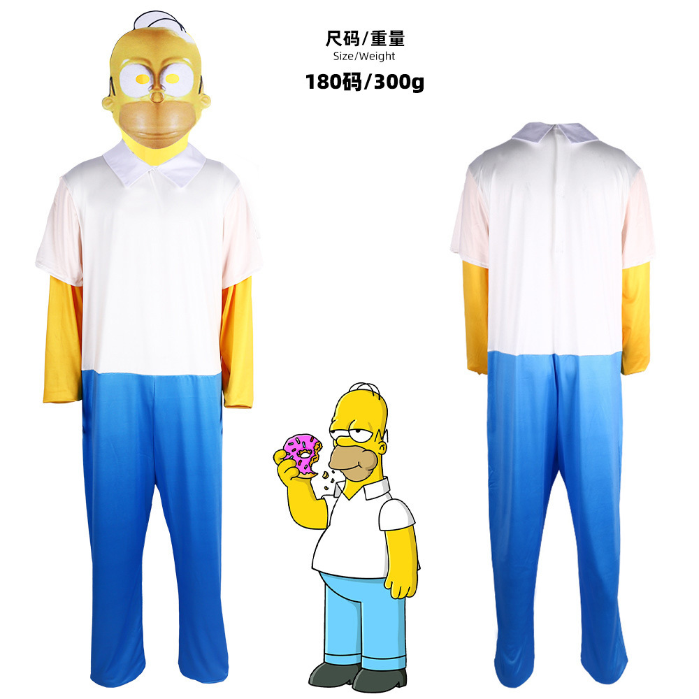 5 disfraces de cosplay a juego de la familia Simpson para padres e hijos, ideales para actuaciones en escenario.